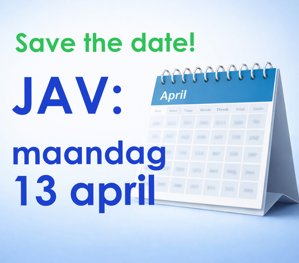 Save the date: JAV 2026 - maandag 13 april